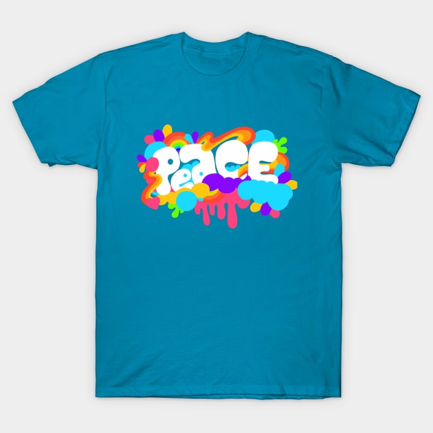 Symbole Peace graphic T-Shirt by Superior T-Shirt